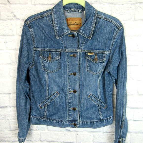 Levi's Women's Denim Trucker Jacket Button Down Size SMALL - Picture 9 of 9